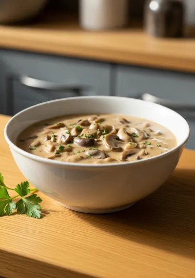Easy Mushroom Gravy – Creamy Side Dish