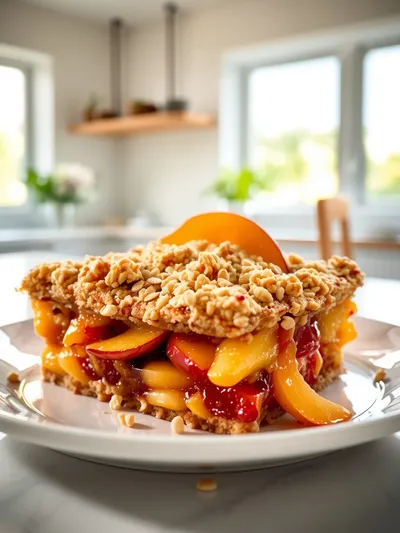 Peach Crisp – Sweet And Easy Dessert