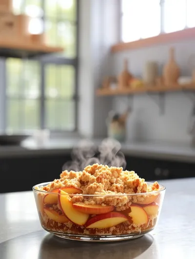 Peach Crumble Recipe – Sweet & Easy Dessert