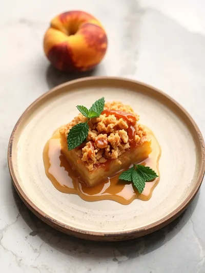 Peach Crumble Recipe – Sweet & Easy Dessert - cooking process