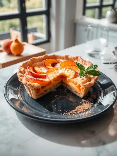 Best Peach Pie Recipe Ever - ready to serve