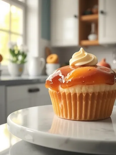 Peach Upside Down Mini Cakes – Mini Cupcake Recipe