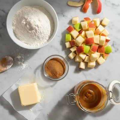 Caramel Apple Snickerdoodles Recipe - ingredients preparation