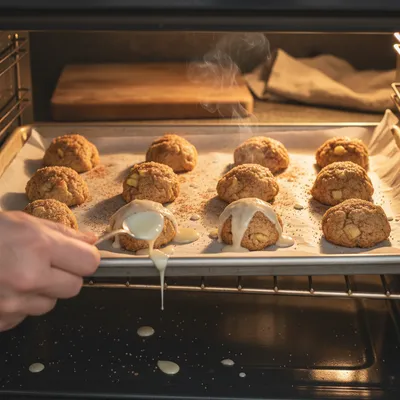 Caramel Apple Snickerdoodles Recipe - cooking process