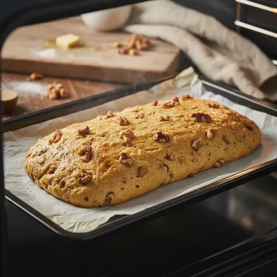 Maple Walnut Shortbread Cookies Recipe - cooking process