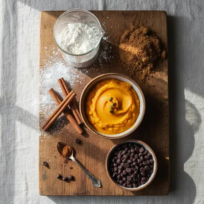 Chewy Pumpkin Cookies Recipe for Easy Baking - ingredients preparation
