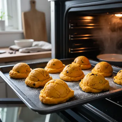 Chewy Pumpkin Cookies Recipe for Easy Baking - cooking process