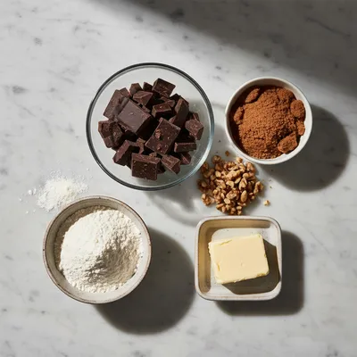 Levain Chocolate Walnut Cookie Recipe - ingredients preparation
