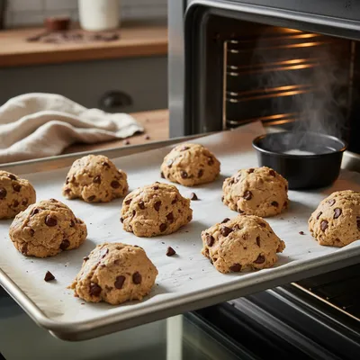 Bakery Style Chocolate Chip Cookies Recipe - cooking process