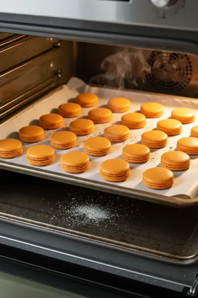 Pumpkin Pie Macarons: Easy Autumn Dessert Recipe - cooking process