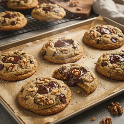 Levain Chocolate Walnut Cookie Recipe - cooking process