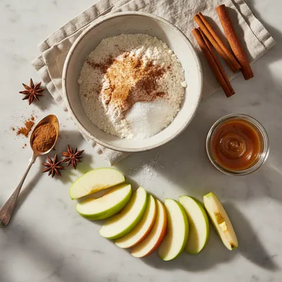 Caramel Apple Snickerdoodles: Easy Autumn Cookie Recipe - ingredients preparation