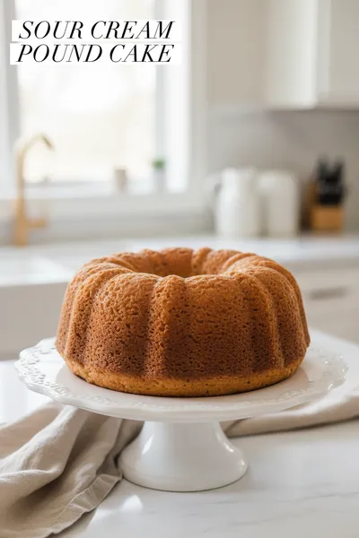 Grandma's Sour Cream Pound Cake Recipe