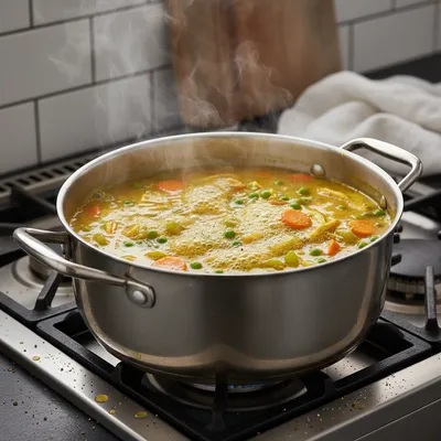 Anti-Inflammatory Gut-Healing Chicken Soup - cooking process