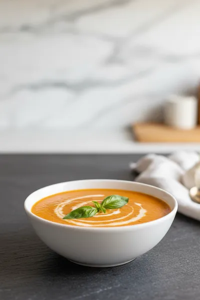Creamy Roasted Garlic Tomato Soup