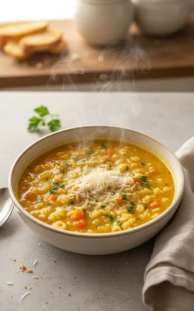Italian Penicillin Soup for Comfort and Healing
