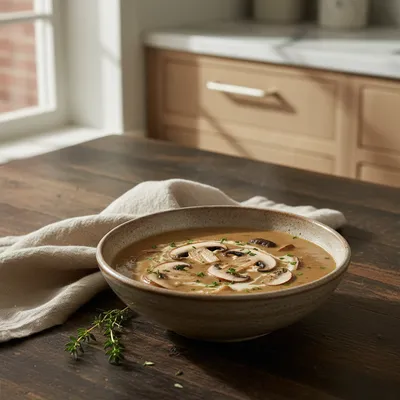Cream of Mushroom Soup Recipe for Cozy Winter