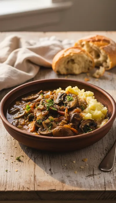 Vegan Mushroom Stew Recipe - Easy & Healthy