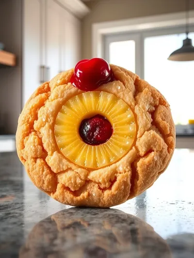 Pineapple Upside Down Sugar Cookies