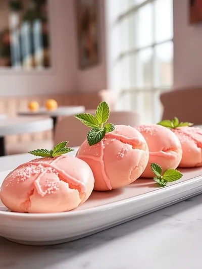 Pink Lemonade Cookies - ready to serve