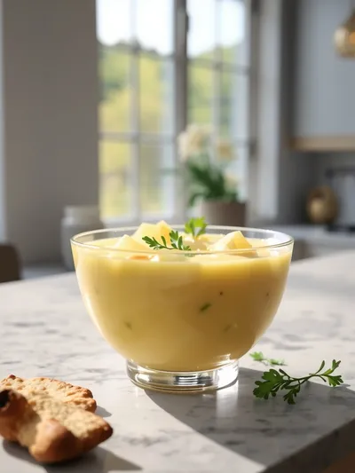 Easy Potato Leek Soup - No Cream, No Butter