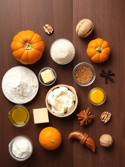 Pumpkin Bread – Moist and Flavorful - ingredients preparation