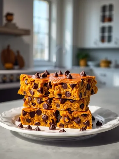 Pumpkin Chocolate Chip Bars