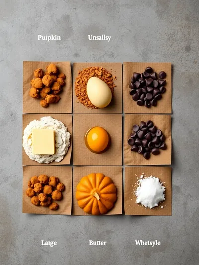 Pumpkin Chocolate Chip Cookies – Soft Batch - ingredients preparation