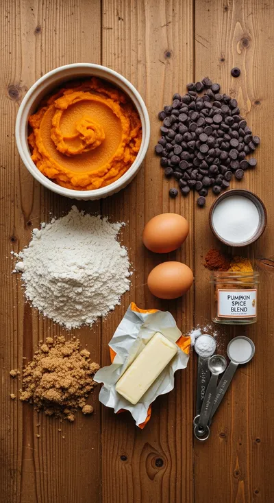 Pumpkin Chocolate Chip Cookies Recipe - cooking process