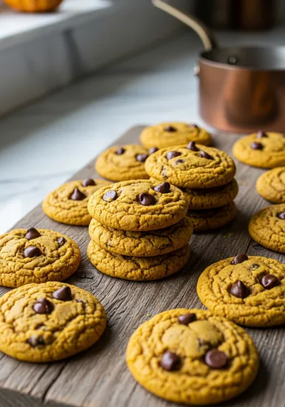 Pumpkin Chocolate Chip Cookies (Soft Batch)