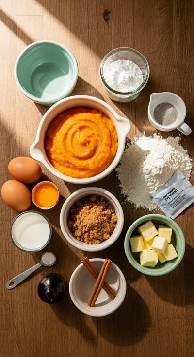 Pumpkin Cinnamon Rolls – Easy Make‑Ahead Recipe - cooking process