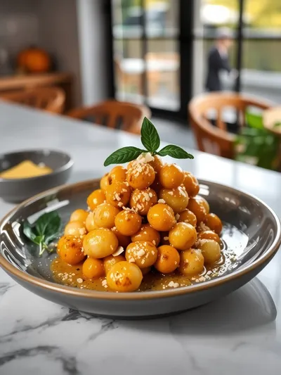 Pumpkin Gnocchi Recipe - cooking process