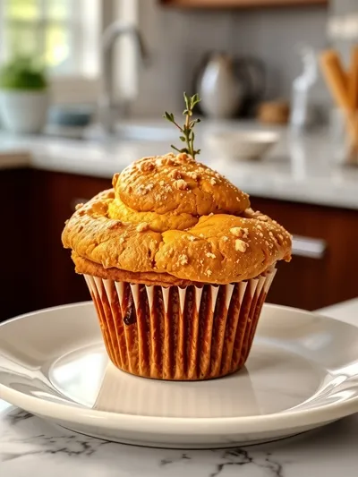 Easy Pumpkin Muffins Recipe - cooking process