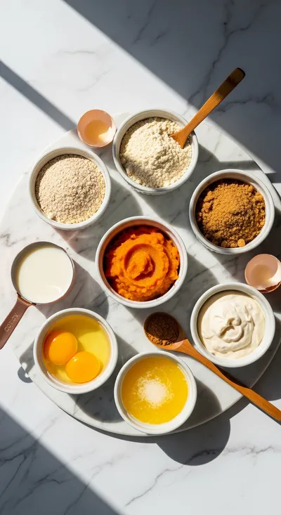 Pumpkin Protein Muffins Recipe - cooking process