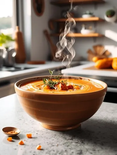 Roasted Sweet Potato Soup – Easy & Super Tasty