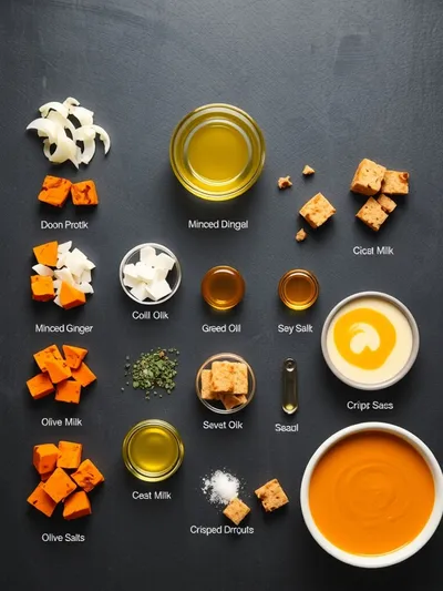 Roasted Sweet Potato Soup – Easy, Super Tasty - ingredients preparation