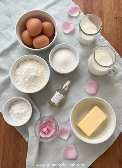 Rosekake – Light and Fluffy Japanese Cake - cooking process