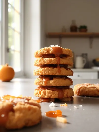 Salted Caramel Apple Pie Cookies