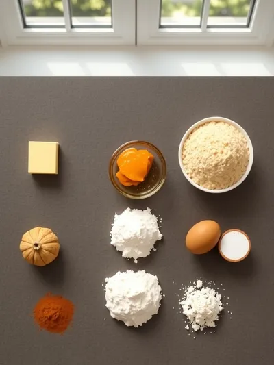 Snickerdoodle Pumpkin Bread - ingredients preparation