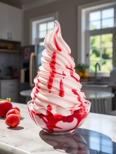 Strawberry Dole Whip – Easy Tropical Dessert