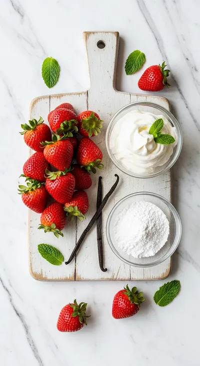 Easy Fresh Strawberry Mousse - cooking process