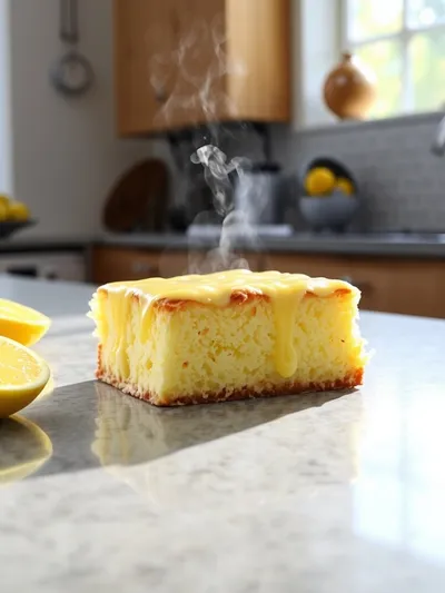 Tangy Lemon Cream Cheese Dump Cake