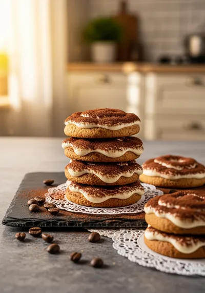 Tiramisu Cookies – Light Coffee-Flavored Treat