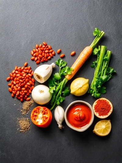 Turkish Lentil Soup – Ready in 30 Minutes - ingredients preparation