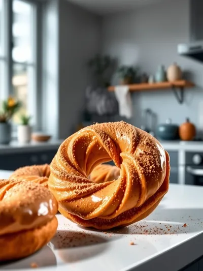 Twisted Pumpkin Donuts Recipe