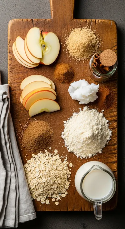 Vegan Apple Tart - cooking process