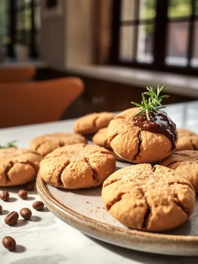 Vegan Coffee Cake Cookies Recipe - ready to serve