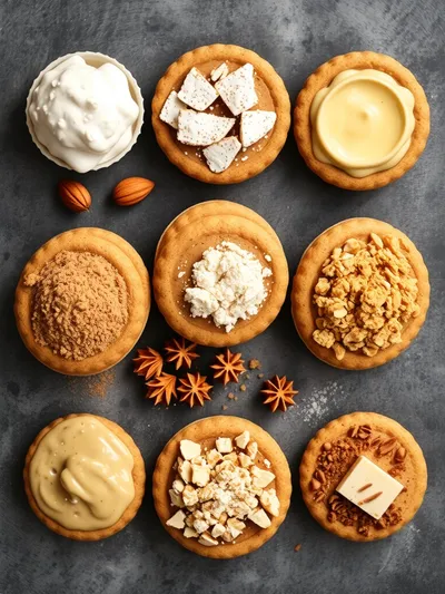 Vegan Coffee Cake Cookies Recipe - ingredients preparation