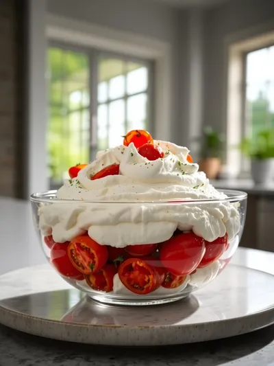 Whipped Feta with Roasted Tomatoes & Garlic