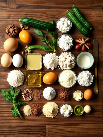 Healthy Zucchini Bread Recipe - ingredients preparation